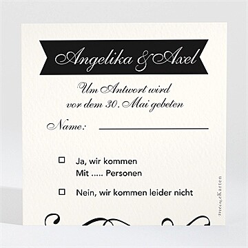 Antwortkarte Hochzeit Ref. N3001323