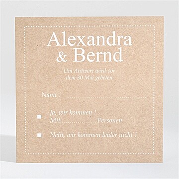 Antwortkarte Hochzeit Ref. N3001326