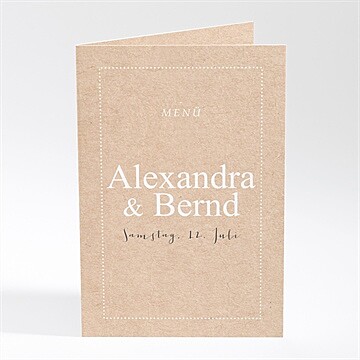 Menükarte Hochzeit Ref. N401775