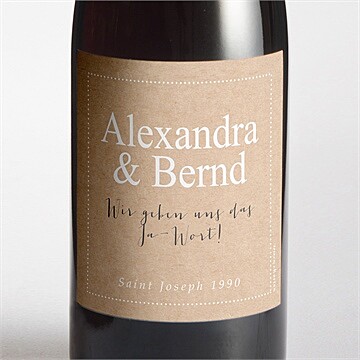 Flaschenetikett Hochzeit ref. N3001327