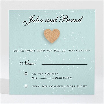 Antwortkarte Hochzeit Ref. N3001332
