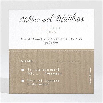 Antwortkarte Hochzeit Ref. N3001335