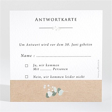 Antwortkarte Hochzeit ref. N3001344