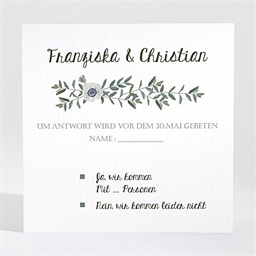 Antwortkarte Hochzeit Ref. N3001350