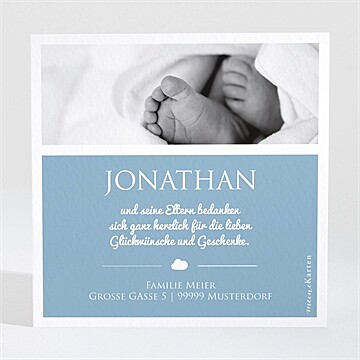 Dankeskarte Geburt Ref. N3001355