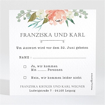 Antwortkarte Hochzeit Ref. N3001373