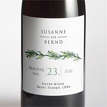 Flaschenetikett Hochzeit ref. N3001377