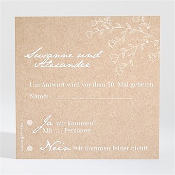 Antwortkarte Hochzeit Ref. N3001380