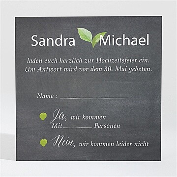 Antwortkarte Hochzeit Ref. N3001387