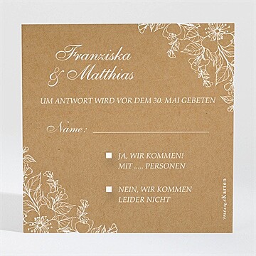 Antwortkarte Hochzeit Ref. N3001394