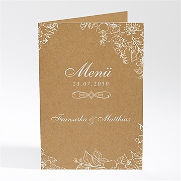Menükarte Hochzeit ref. N401796