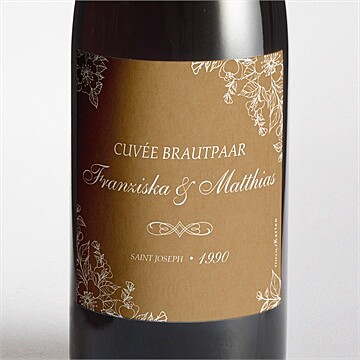 Flaschenetikett Hochzeit ref. N3001395