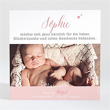 Dankeskarte Geburt Ref. N3001396