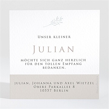 Dankeskarte Geburt ref. N3001400