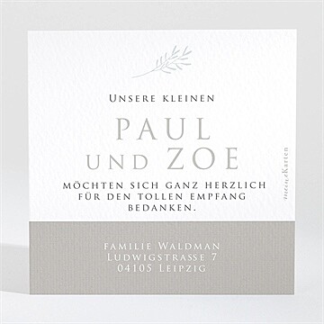 Dankeskarte Geburt Ref. N3001402