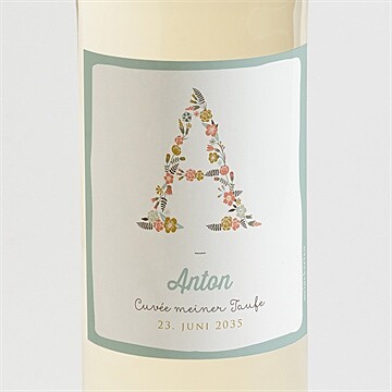 Flaschenetikett Taufe Ref. N3001404