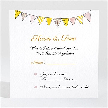 Antwortkarte Hochzeit Ref. N3001419