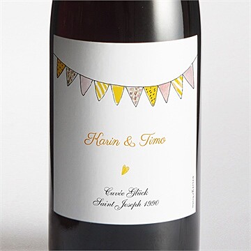 Flaschenetikett Hochzeit Ref. N3001420