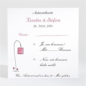 Antwortkarte Hochzeit Ref. N3001424