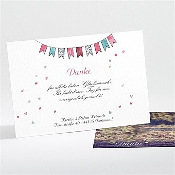 Dankeskarte Hochzeit Ref. N111206