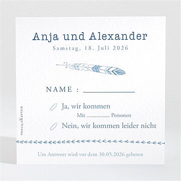Antwortkarte Hochzeit Ref. N3001435