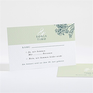 Antwortkarte Hochzeit ref. N16122