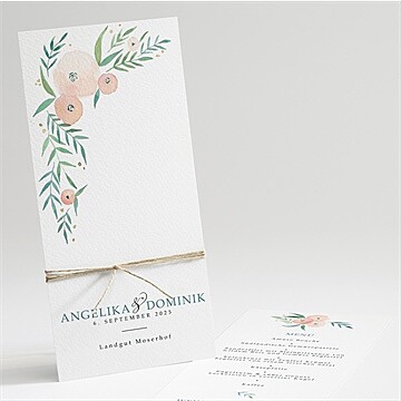 Menükarte Hochzeit ref. N22152