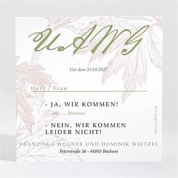Antwortkarte Hochzeit Ref. N3001461