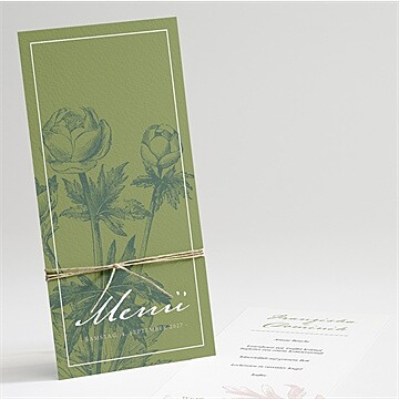 Menükarte Hochzeit Ref. N22154