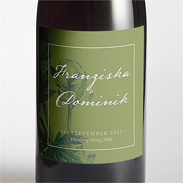 Flaschenetikett Hochzeit ref. N3001462