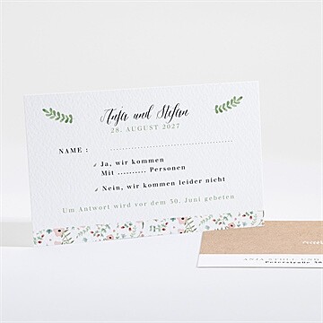 Antwortkarte Hochzeit ref. N16128