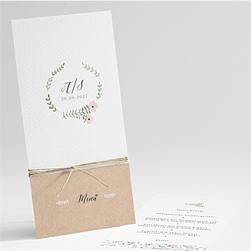 Menükarte Hochzeit ref. N22155