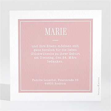 Dankeskarte Geburt ref. N3001467