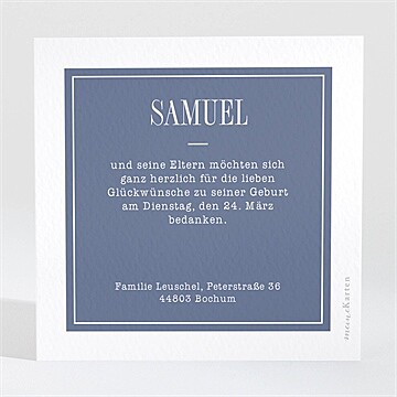 Dankeskarte Geburt ref. N3001468
