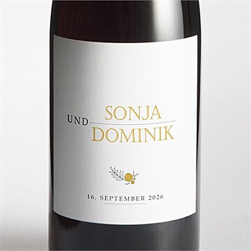 Flaschenetikett Hochzeit ref. N3001477