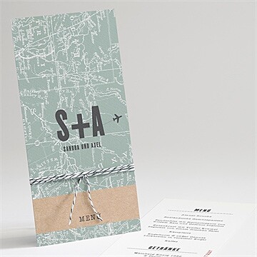 Menükarte Hochzeit Ref. N22159