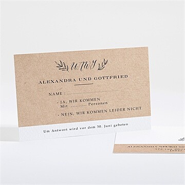 Antwortkarte Hochzeit ref. N16110