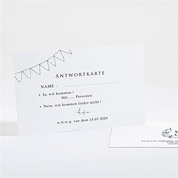 Antwortkarte Hochzeit ref. N16106