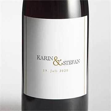 Flaschenetikett Hochzeit ref. N3001504