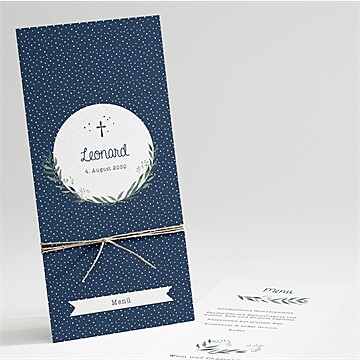 Menükarte Taufe Ref. N22172