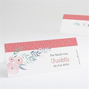 Tischkarte Taufe ref. N440697