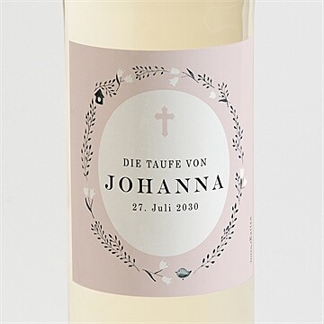 Flaschenetikett Taufe Ref. N3001519