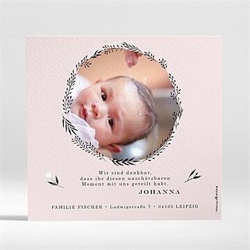 Dankeskarte Taufe ref. N31014