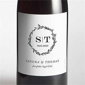 Flaschenetikett Hochzeit Ref. N3001537