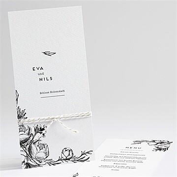 Menükarte Hochzeit Ref. N22191