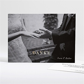 Dankeskarte Hochzeit Ref. N18101