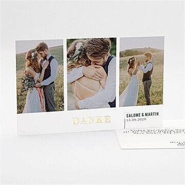 Dankeskarte Hochzeit Ref. N17105