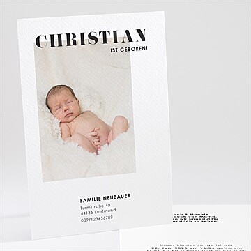 Geburtskarte Ref. N241155