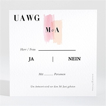 Antwortkarte Hochzeit Ref. N3001540