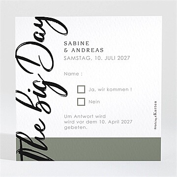 Antwortkarte Hochzeit Ref. N3001548